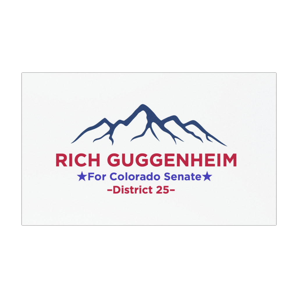 Car Magnet "Rich Guggenheim For Colorado Senate District 25" Campaign Magnet