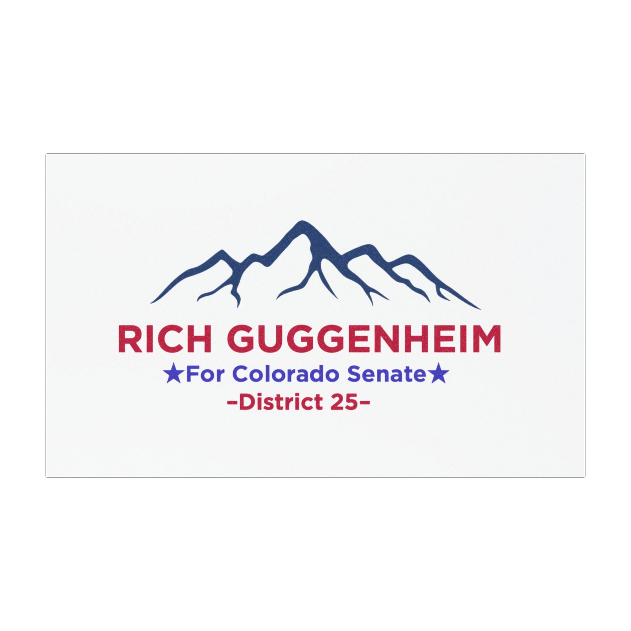 Car Magnet "Rich Guggenheim For Colorado Senate District 25" Campaign Magnet