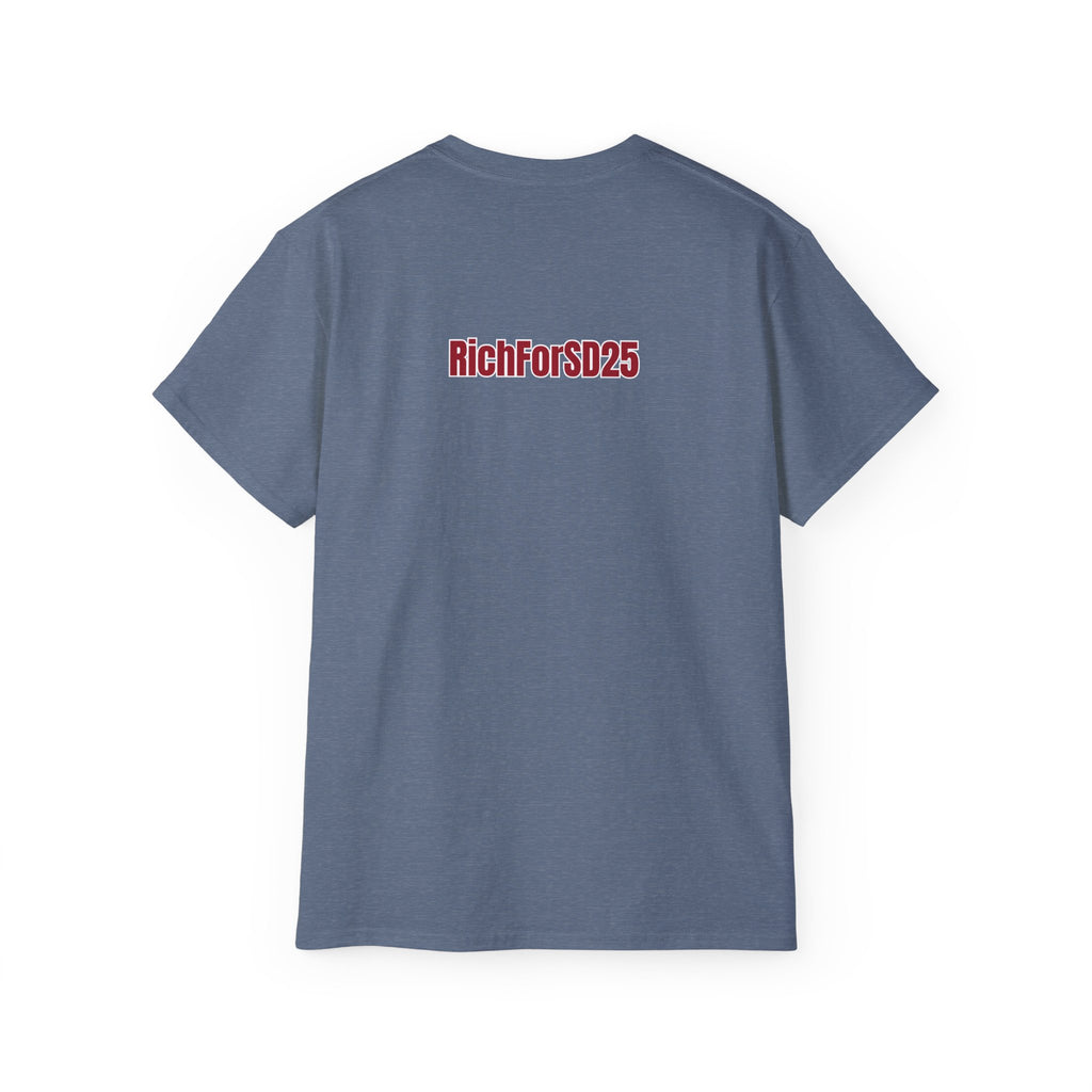 America 250 Club T-shirt! — "RichFor SD25" Back