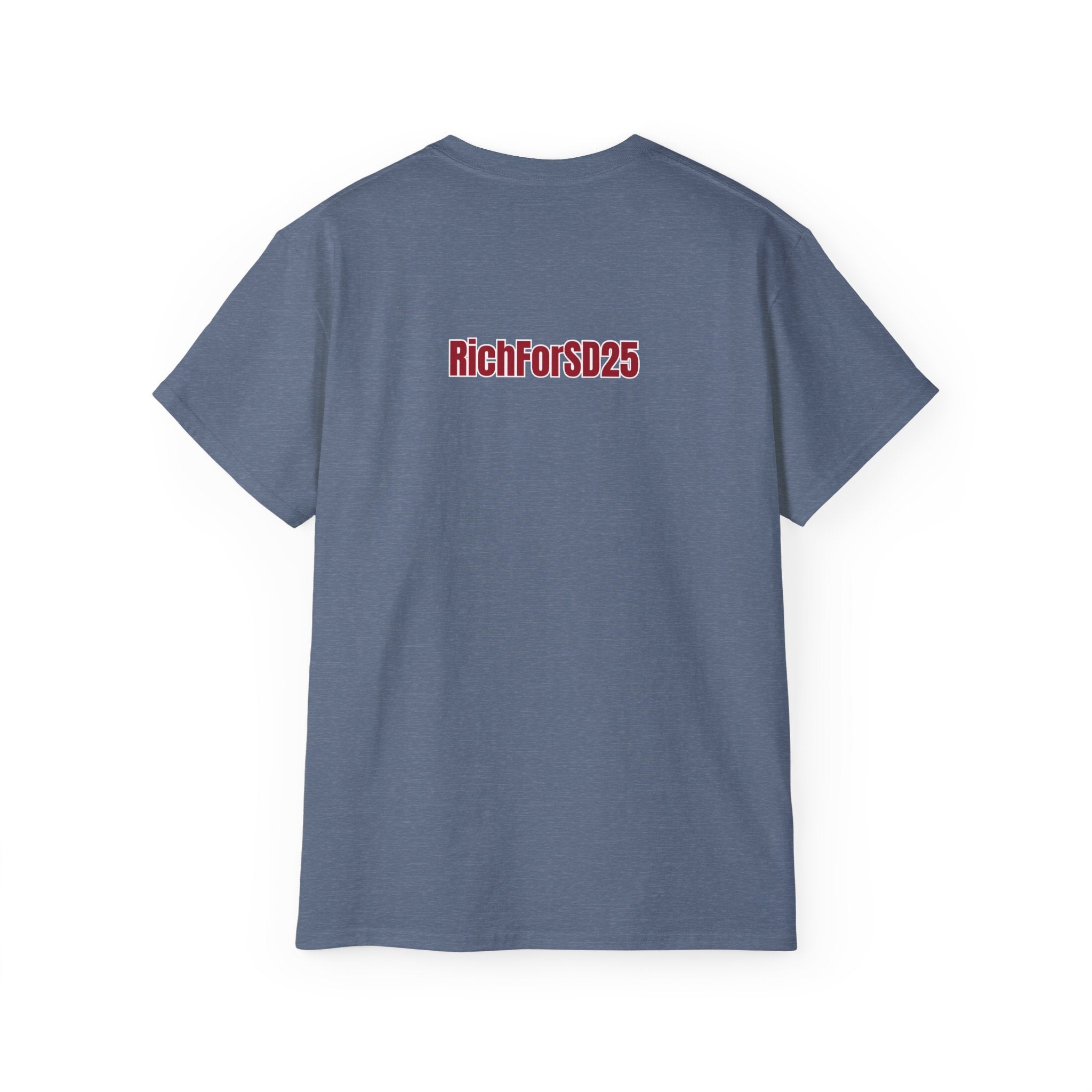 America 250 Club T-shirt! — "RichFor SD25" Back