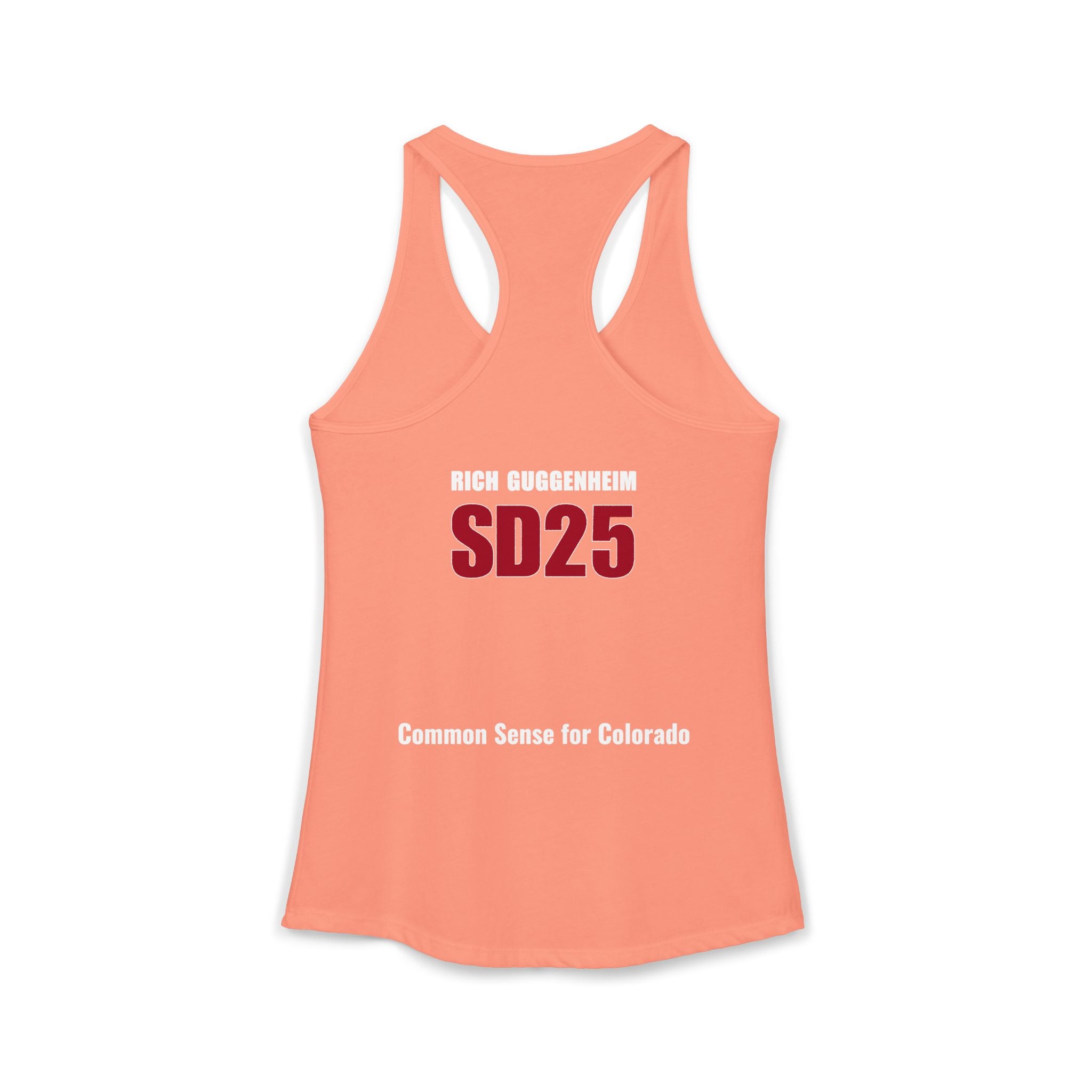 Government: Becasue I cant control my own life. Rich for SD 25 Women's Ideal Racerback Tank