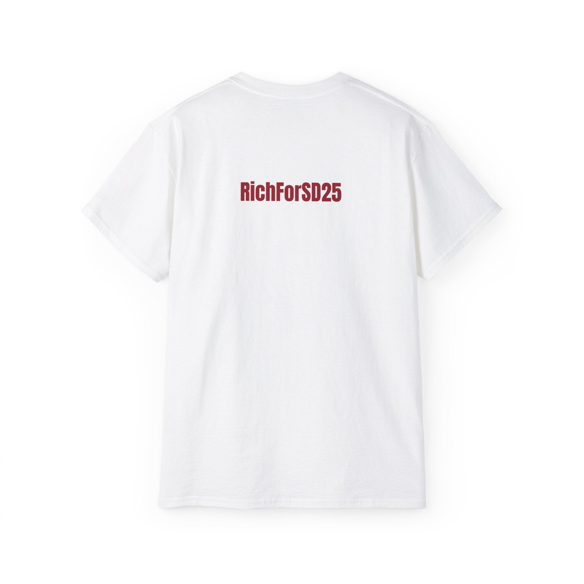 America 250 Club T-shirt! — "RichFor SD25" Back