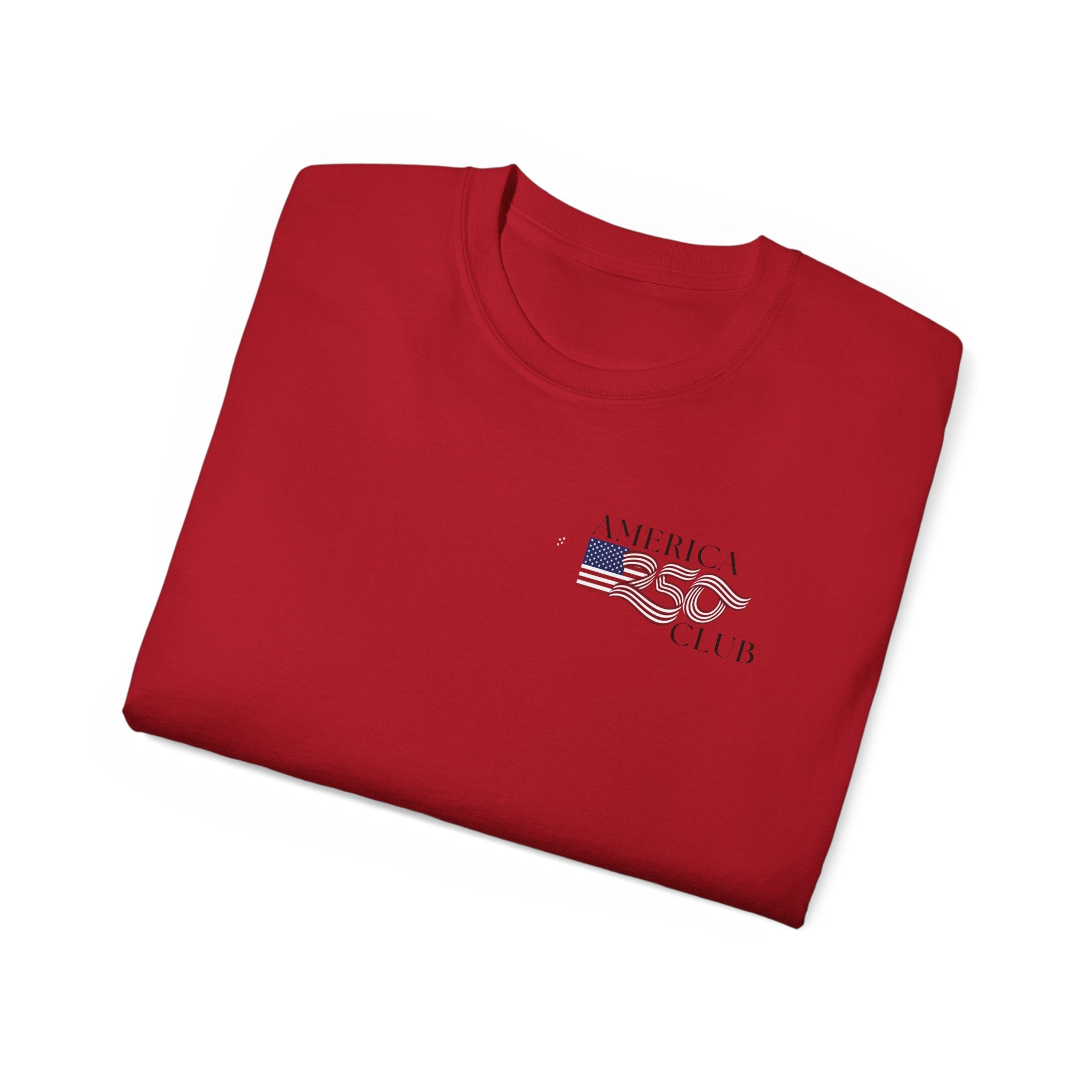 America 250 Club T-shirt! — "RichFor SD25" Back