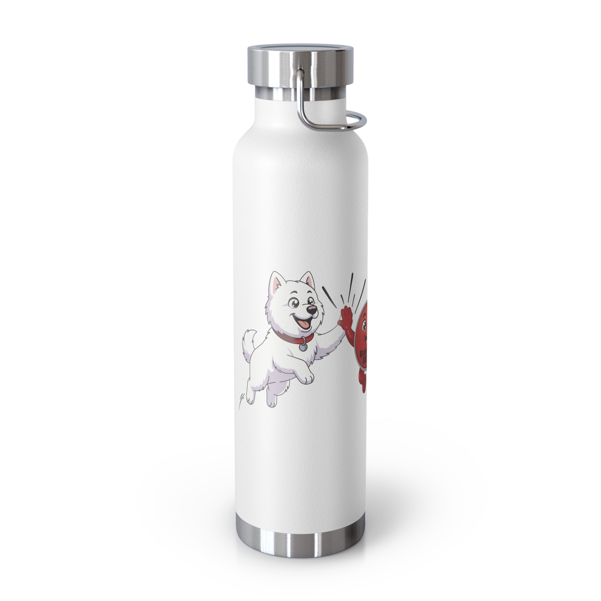 22oz Insulated Water Bottle with Baymax and Voter Button.