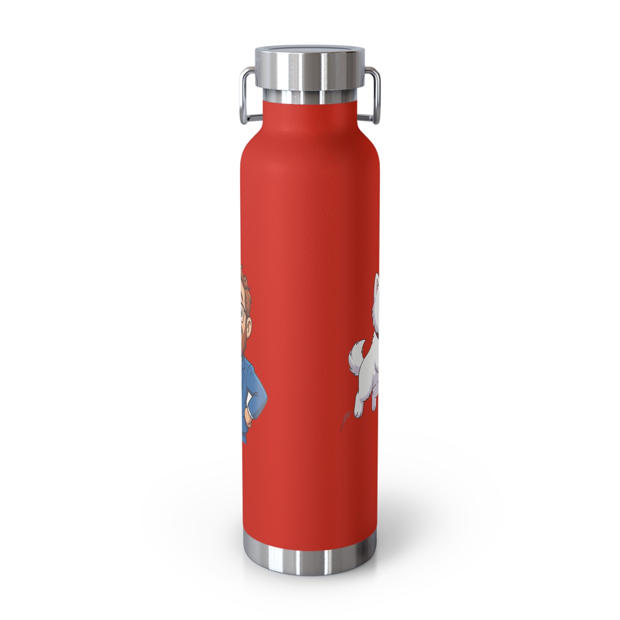 22oz Insulated Water Bottle with Baymax and Voter Button.