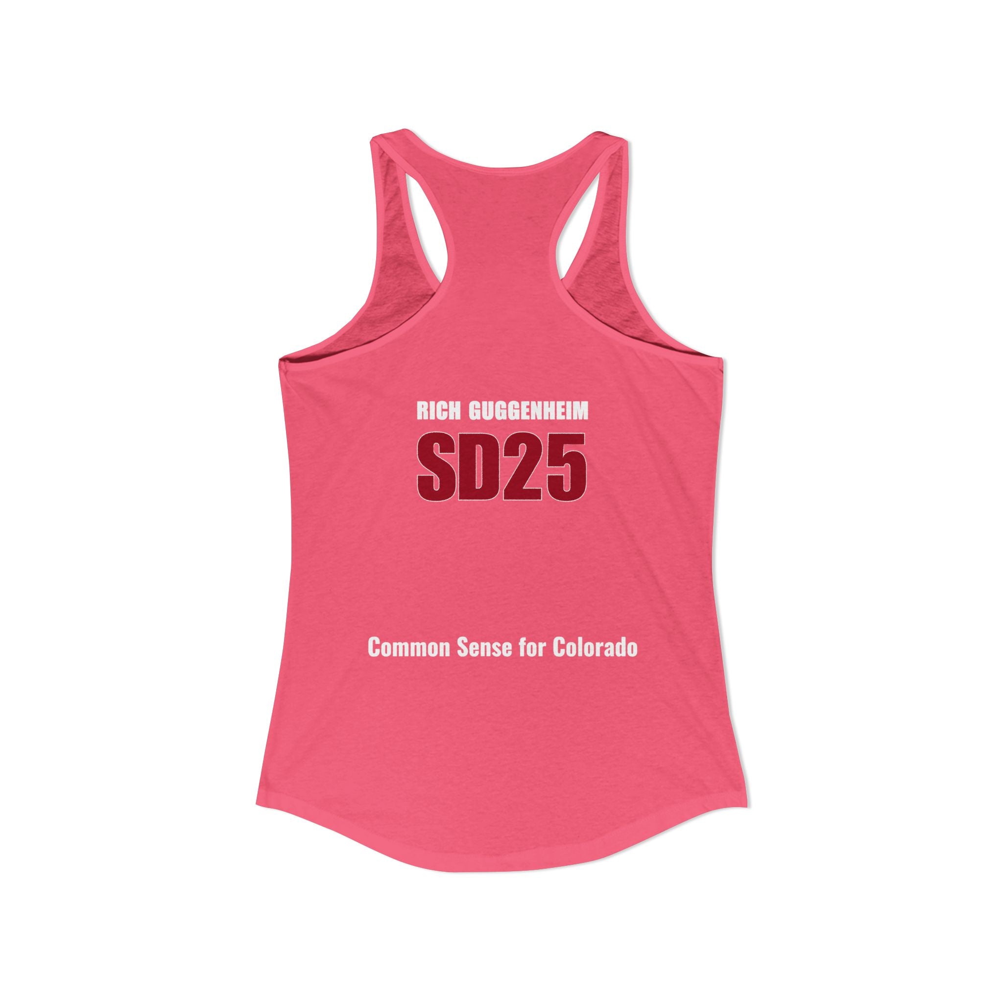 Government: Becasue I cant control my own life. Rich for SD 25 Women's Ideal Racerback Tank
