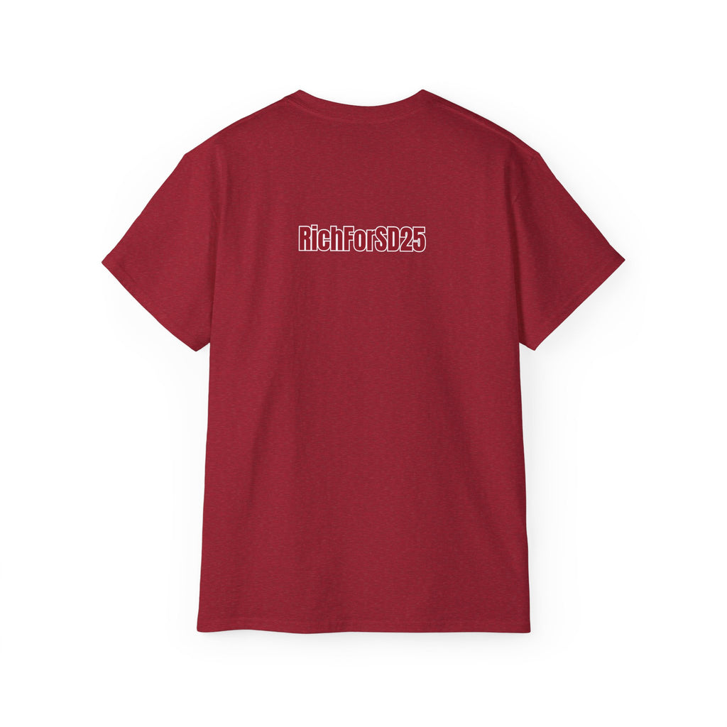 America 250 Club T-shirt! — "RichFor SD25" Back