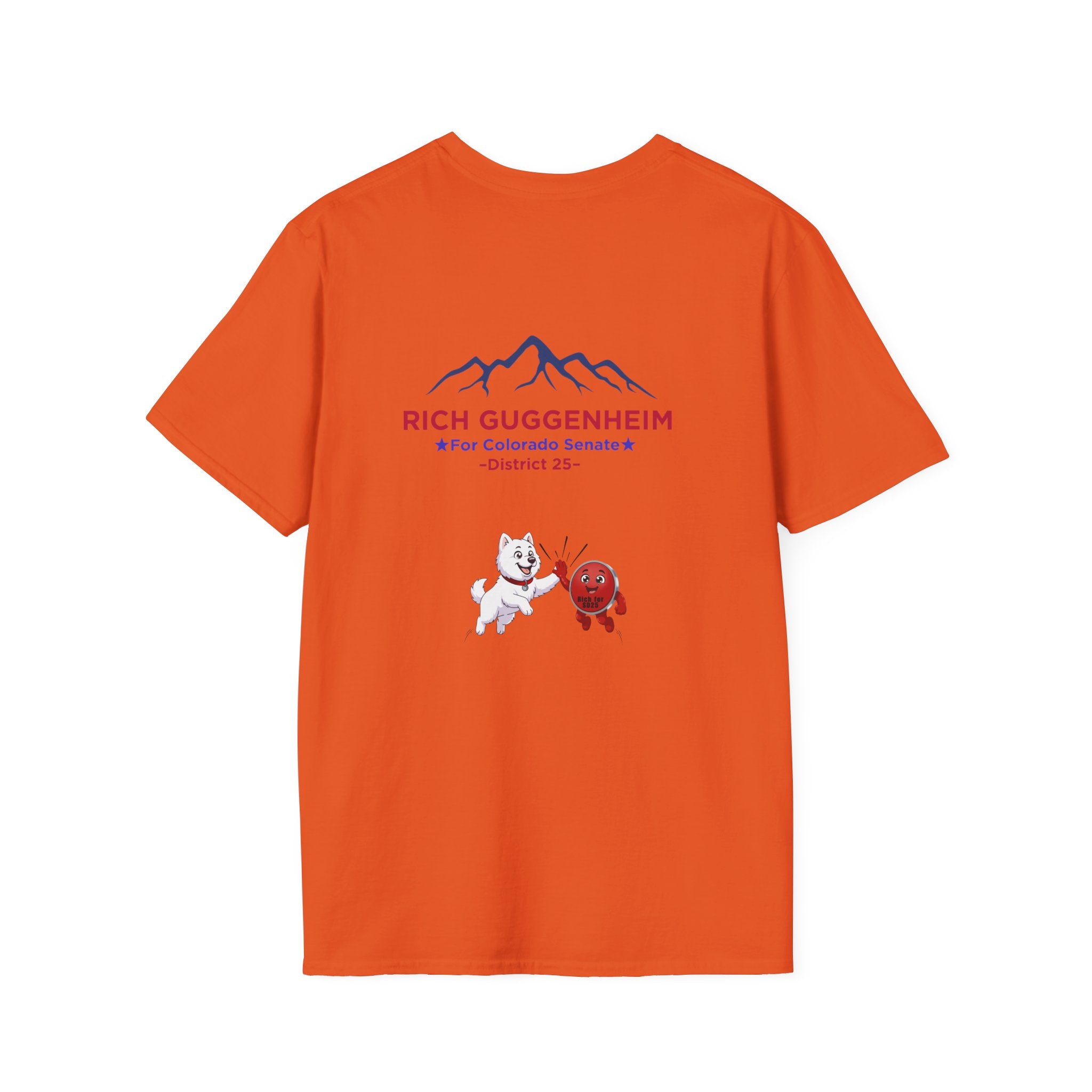 Orange face. Rich Guggenheim for Colorado Senate