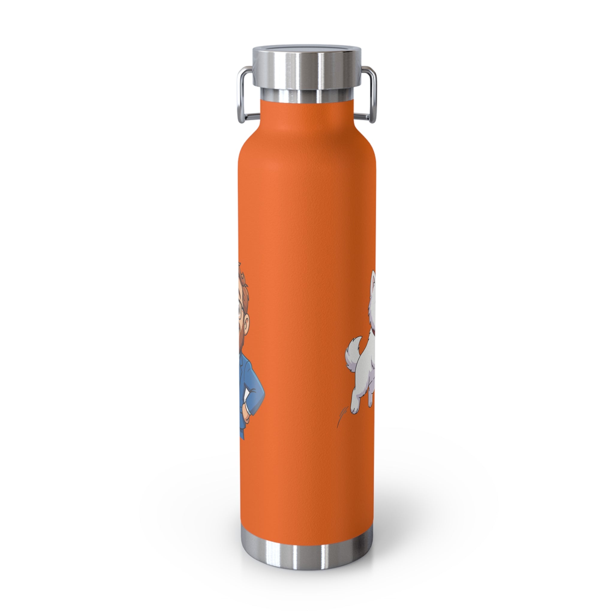 22oz Insulated Water Bottle with Baymax and Voter Button.