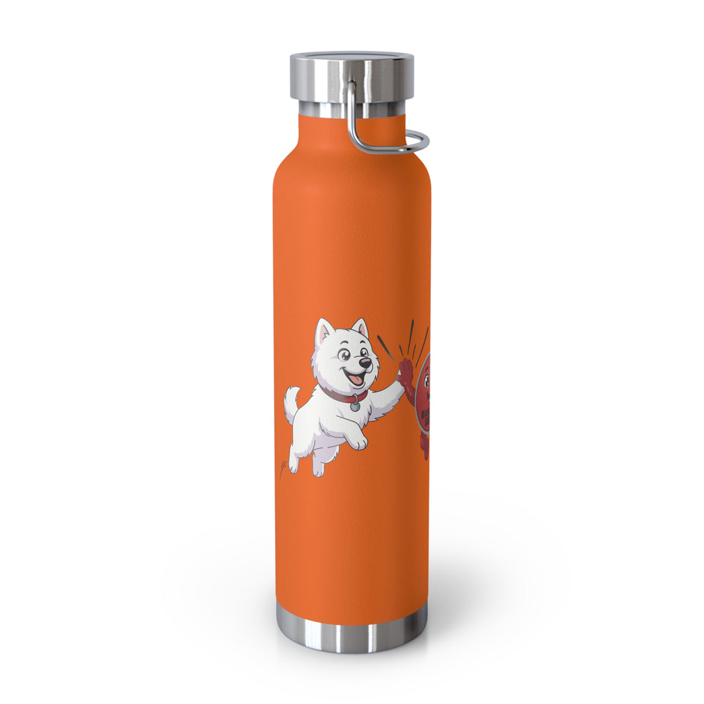 22oz Insulated Water Bottle with Baymax and Voter Button.