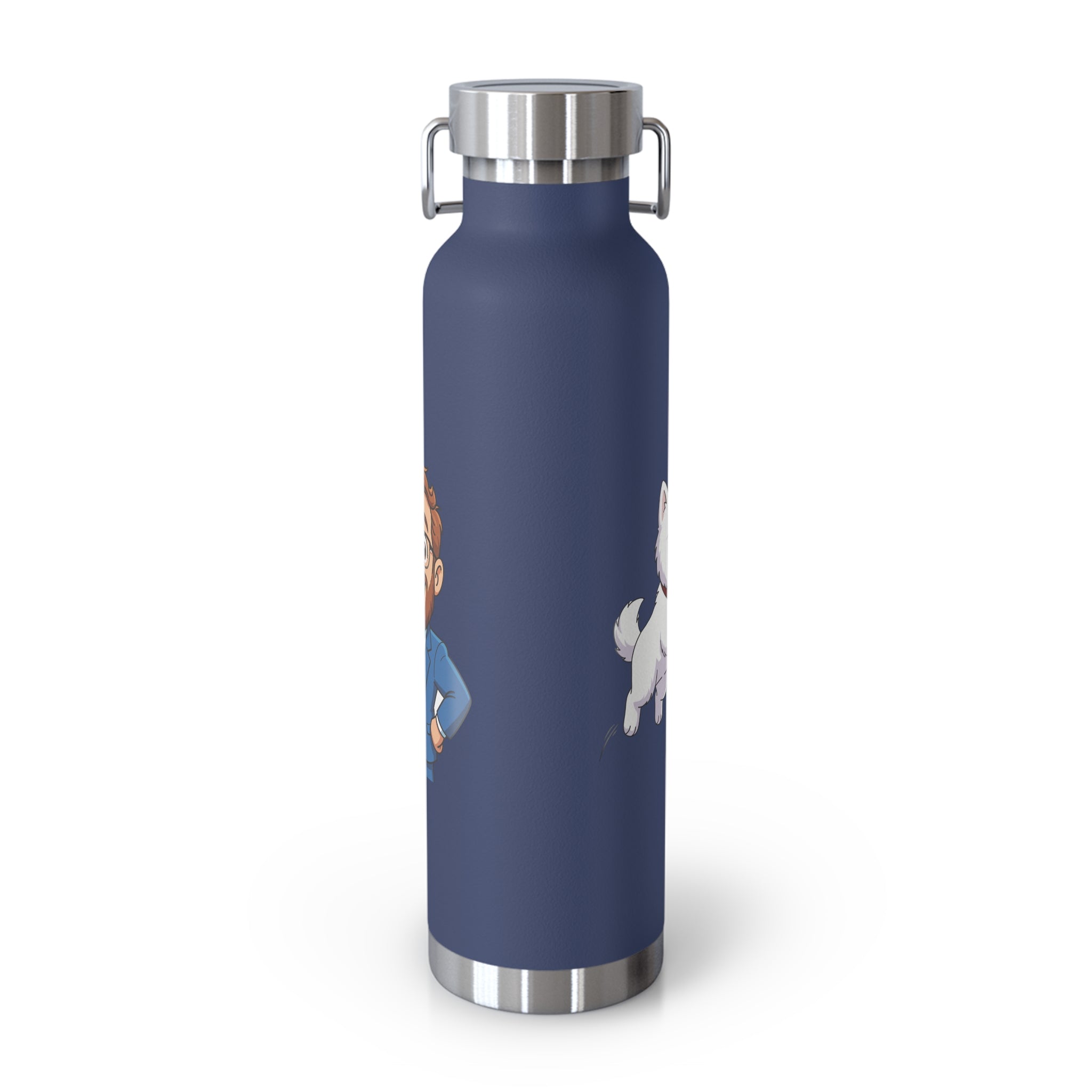 22oz Insulated Water Bottle with Baymax and Voter Button.
