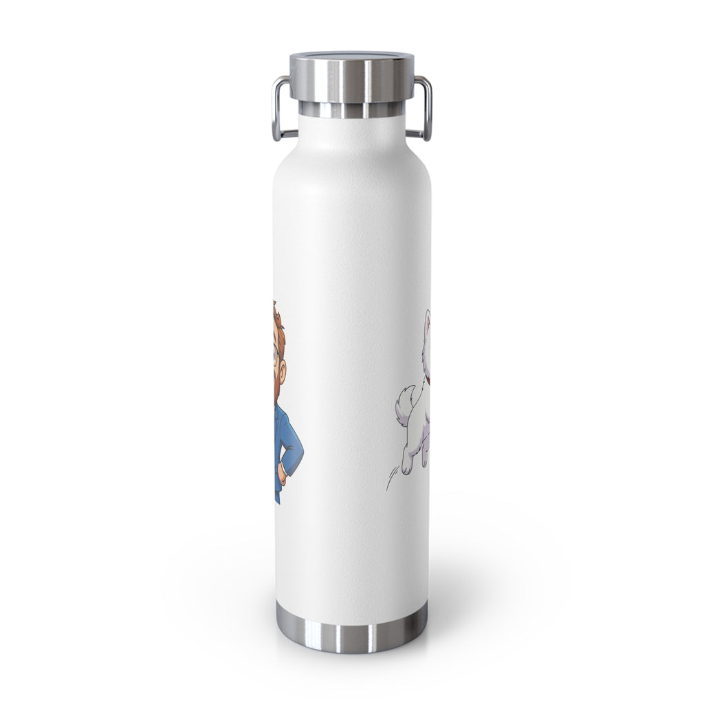22oz Insulated Water Bottle with Baymax and Voter Button.