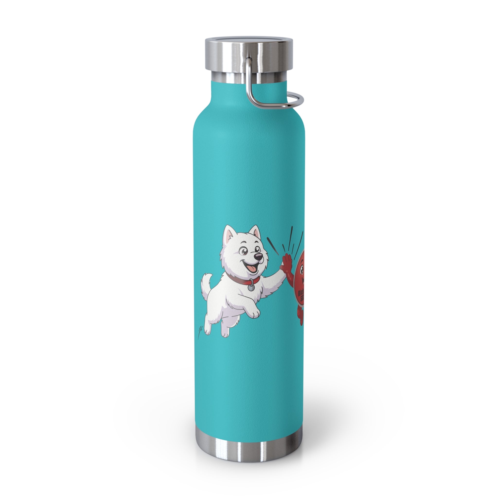 22oz Insulated Water Bottle with Baymax and Voter Button.