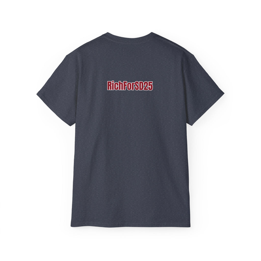 America 250 Club T-shirt! — "RichFor SD25" Back