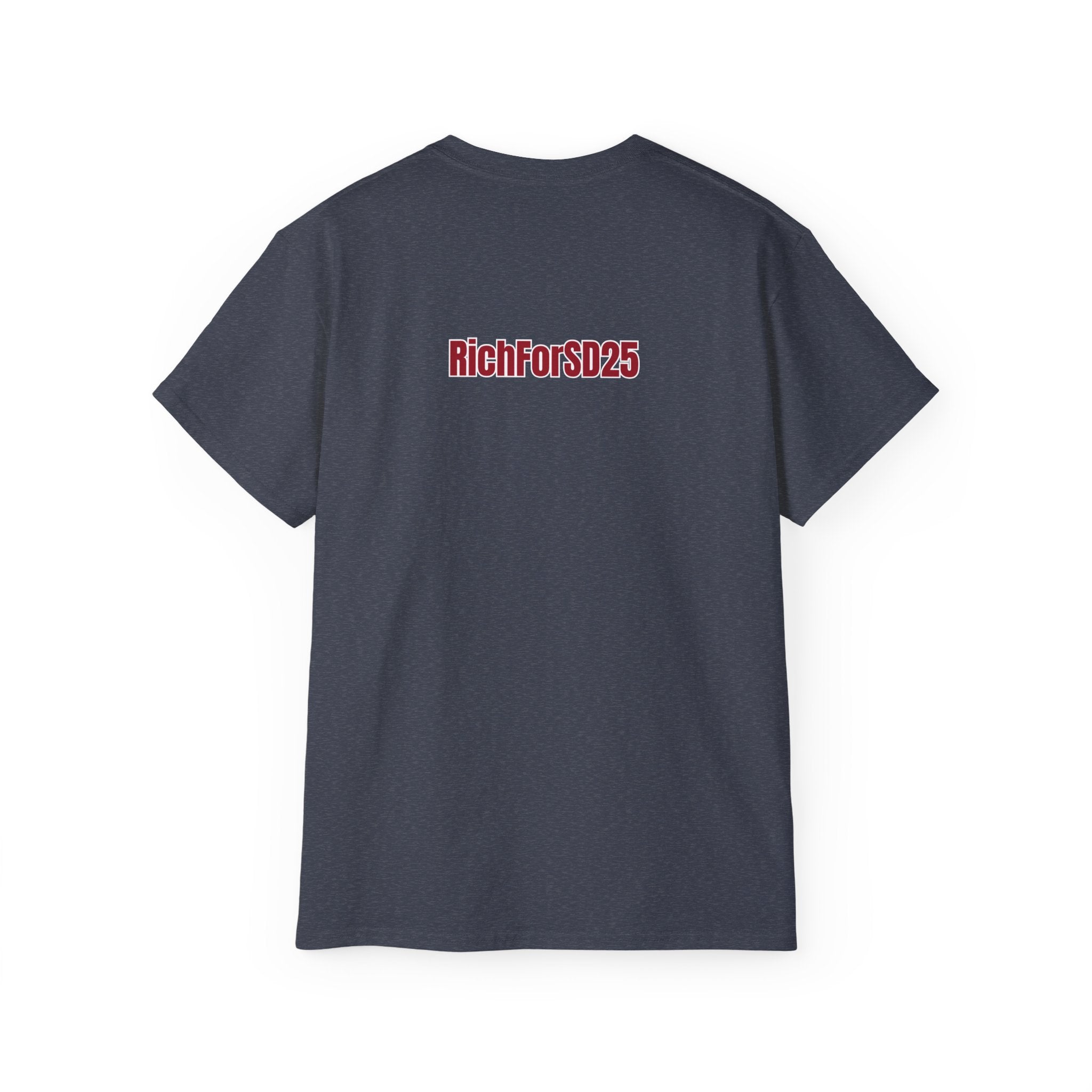 America 250 Club T-shirt! — "RichFor SD25" Back