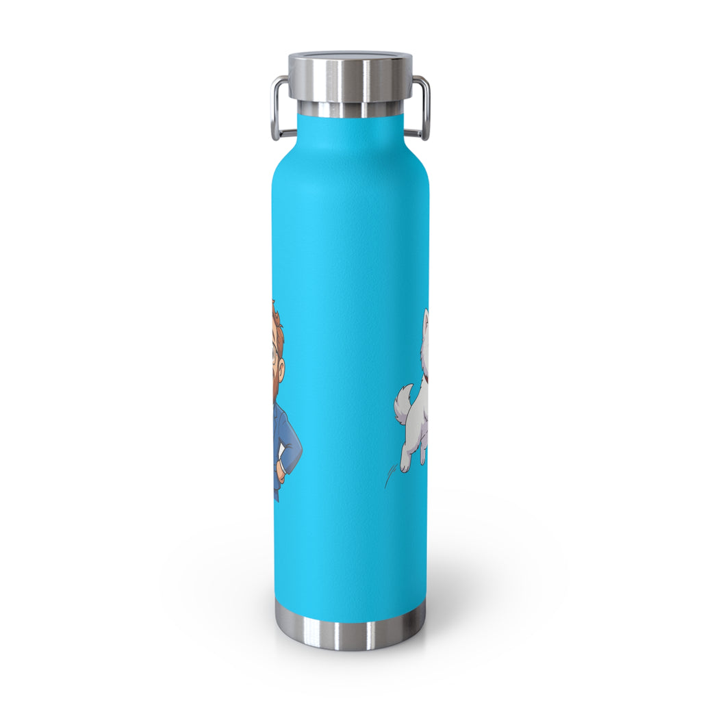 22oz Insulated Water Bottle with Baymax and Voter Button.