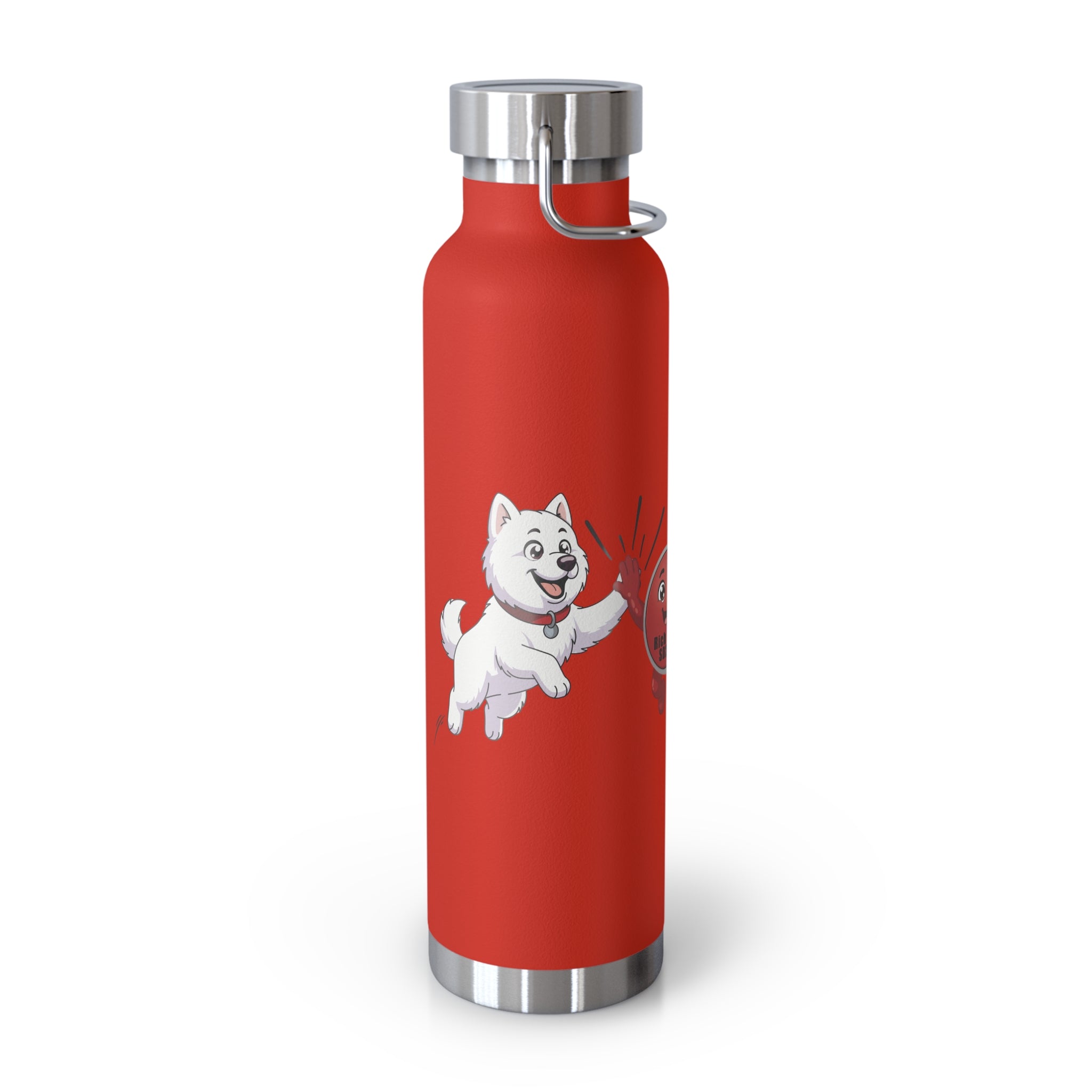22oz Insulated Water Bottle with Baymax and Voter Button.