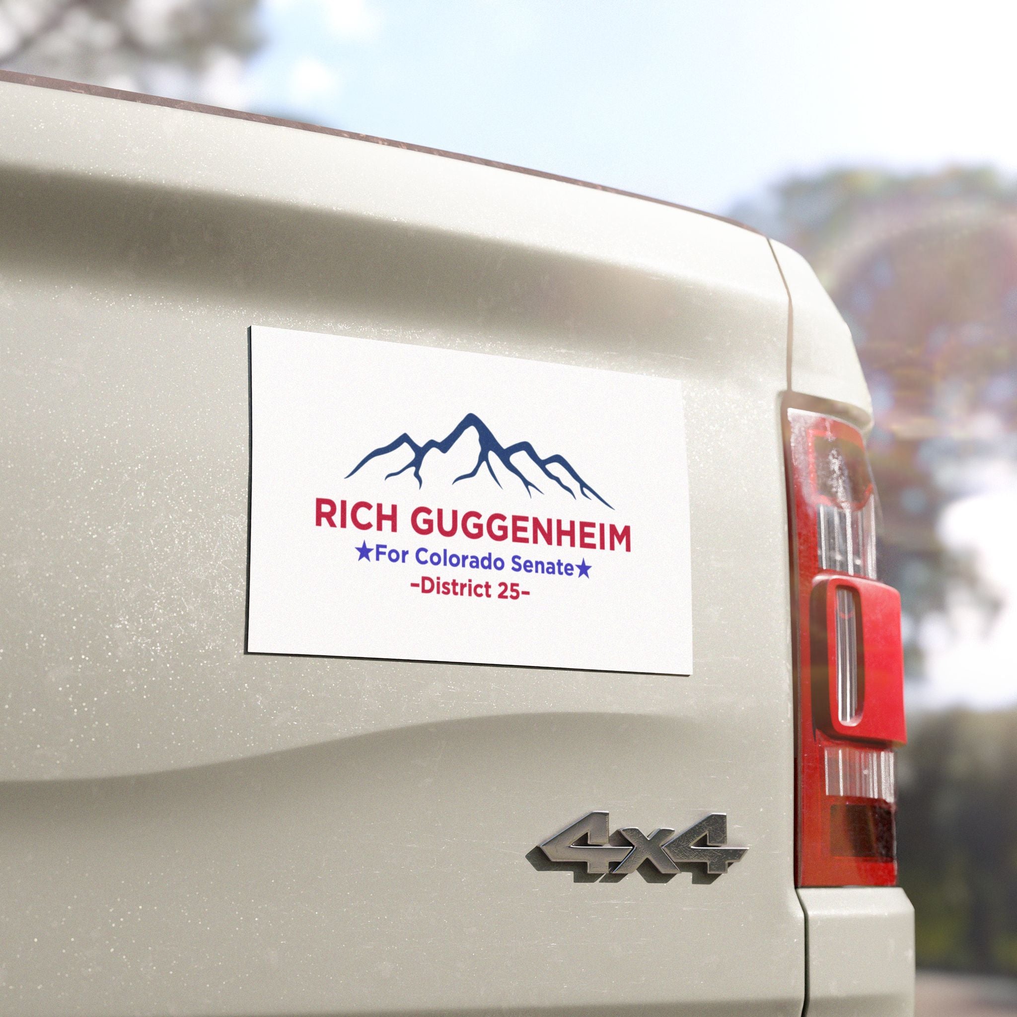 Car Magnet "Rich Guggenheim For Colorado Senate District 25" Campaign Magnet