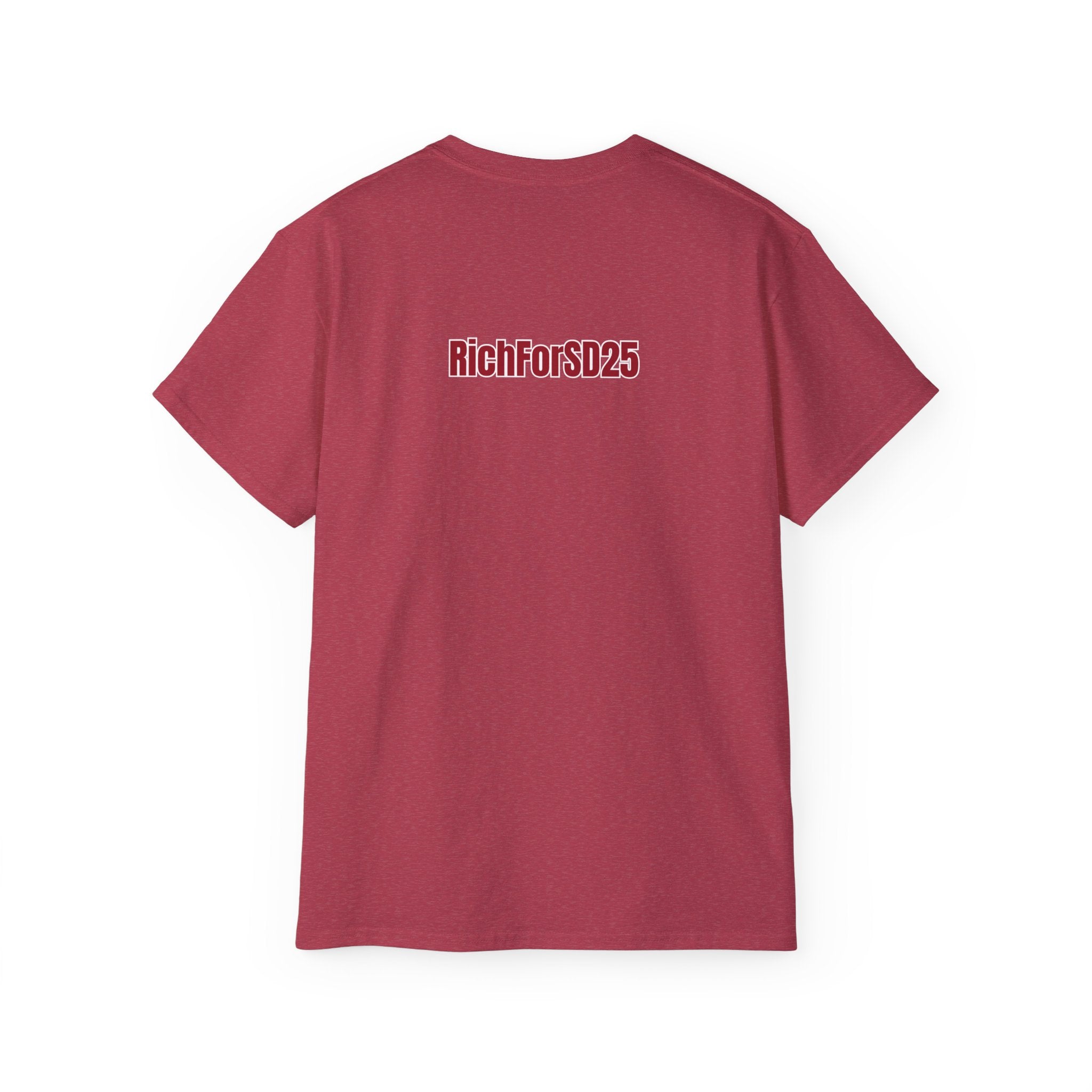 America 250 Club T-shirt! — "RichFor SD25" Back