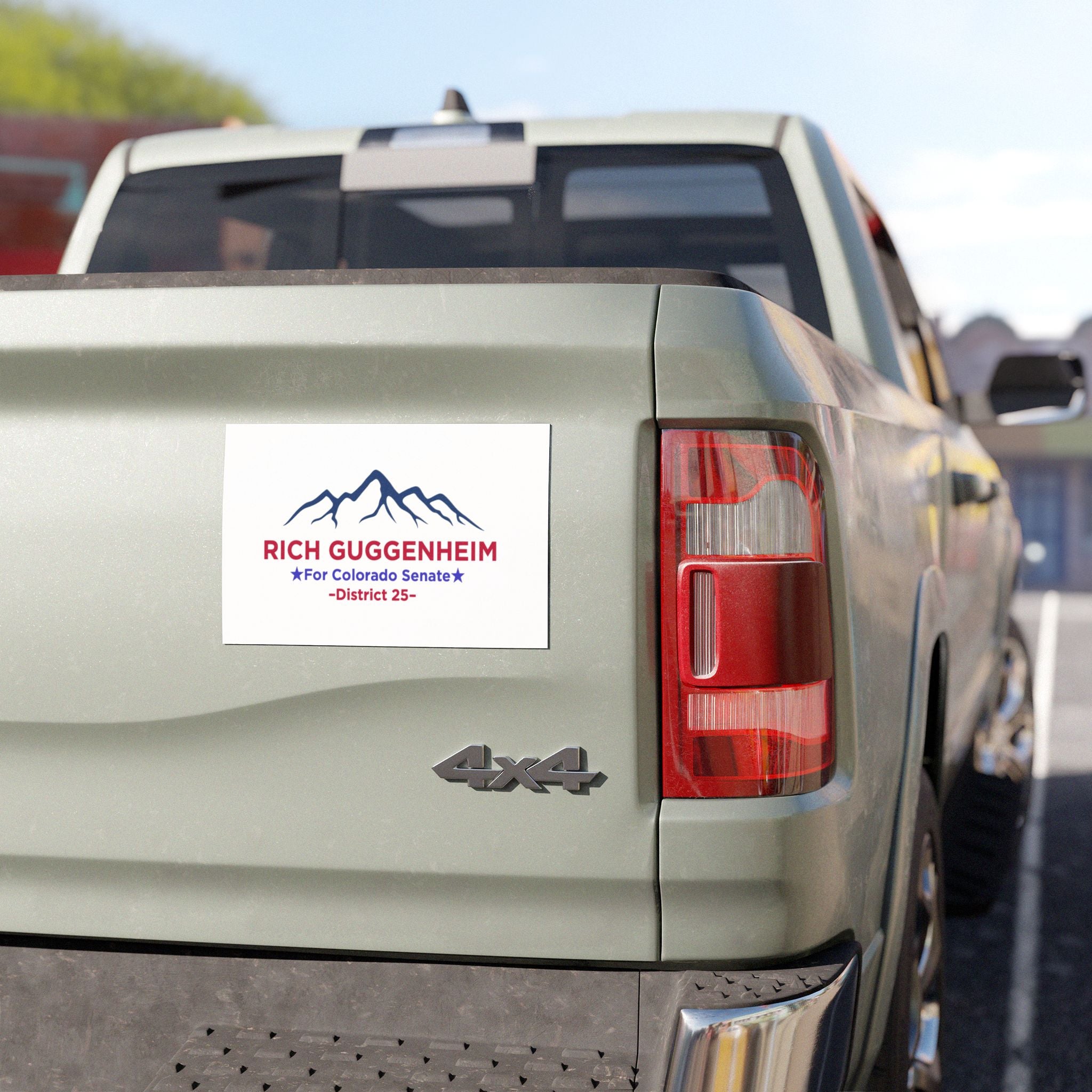 Car Magnet "Rich Guggenheim For Colorado Senate District 25" Campaign Magnet